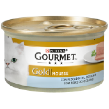 Gourmet Gold Mousse Peixe do Oceano 85gr